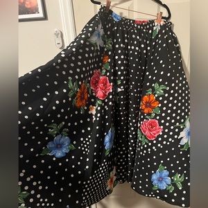 Super Flowy Floral Maxi Skirt- Size 3X